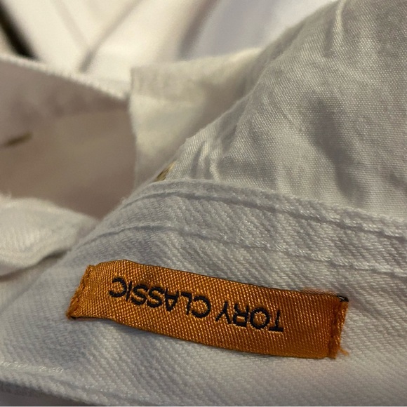 Tory Burch Women’s 28 Tory Classic White Denim Jeans EUC Style 50071253 - Picture 5 of 7